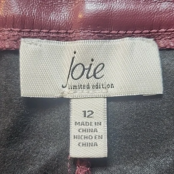 Joie Faux Leather Pant - Picture 8 of 10